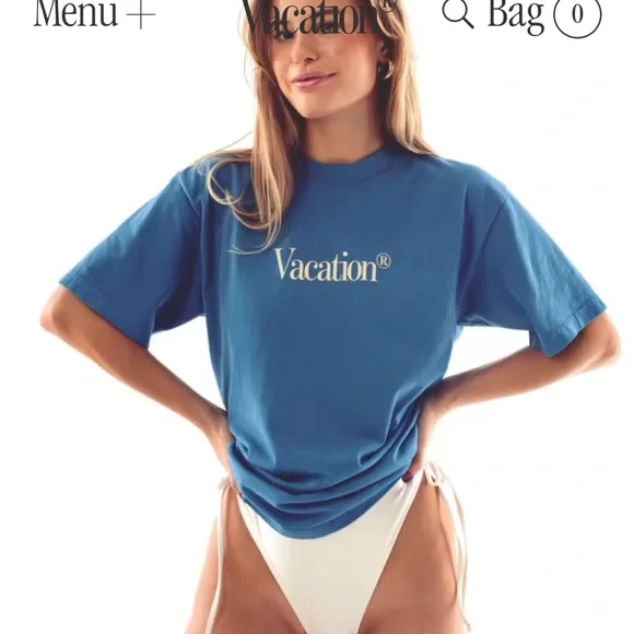Vacation® Blue T-Shirt - Picture 2 of 4